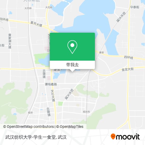 武汉纺织大学-学生一食堂地图