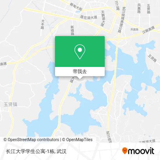 长江大学学生公寓-1栋地图