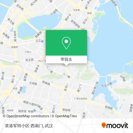 茶港军转小区-西南门地图