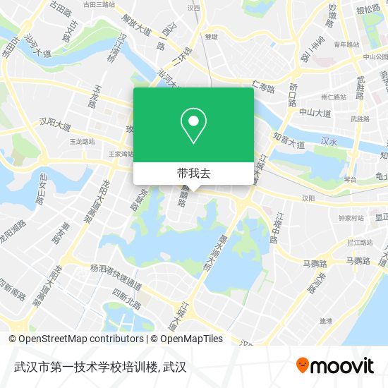 武汉市第一技术学校培训楼地图
