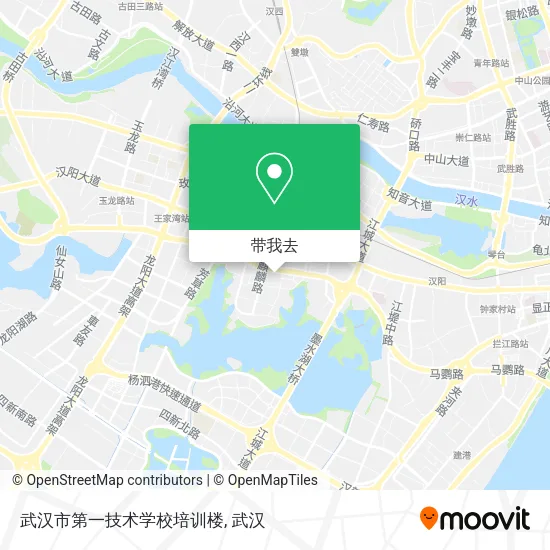 武汉市第一技术学校培训楼地图