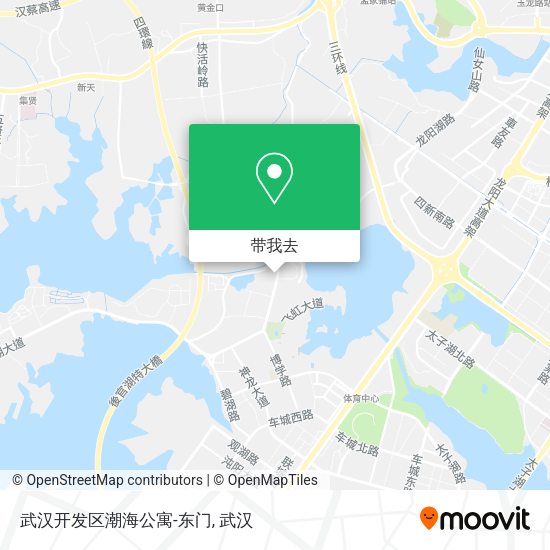 武汉开发区潮海公寓-东门地图