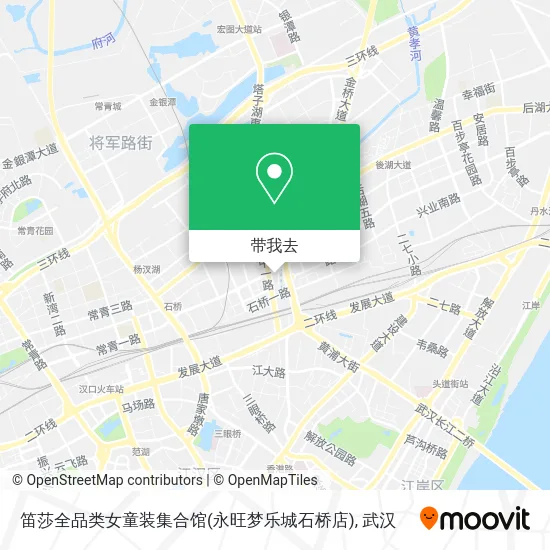 笛莎全品类女童装集合馆(永旺梦乐城石桥店)地图