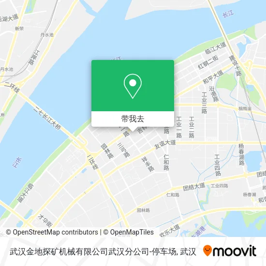武汉金地探矿机械有限公司武汉分公司-停车场地图