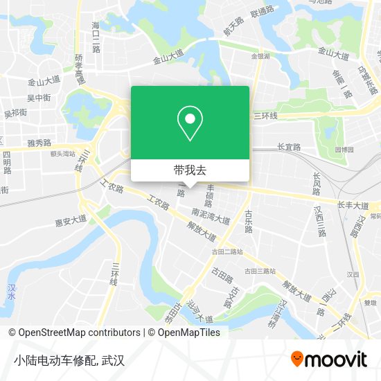 小陆电动车修配地图