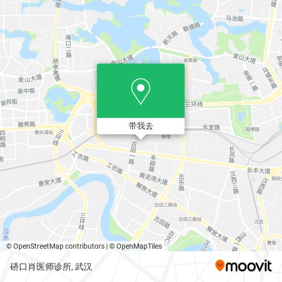 硚口肖医师诊所地图