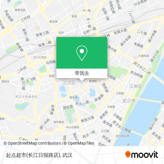 起点超市(长江日报路店)地图
