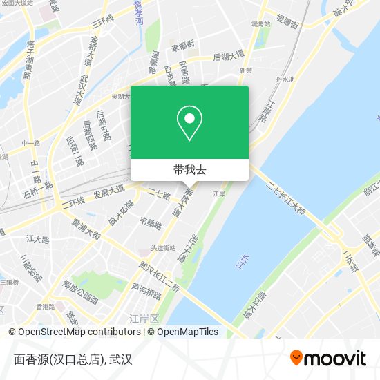 面香源(汉口总店)地图