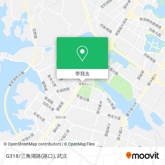 G318/三角湖路(路口)地图