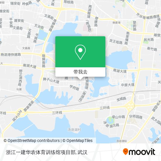 浙江一建华农体育训练馆项目部地图