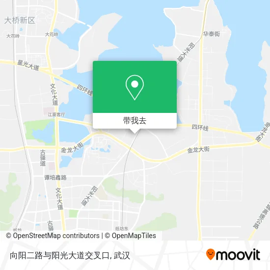 向阳二路与阳光大道交叉口地图