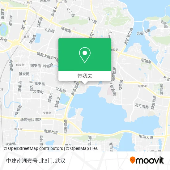 中建南湖壹号-北3门地图
