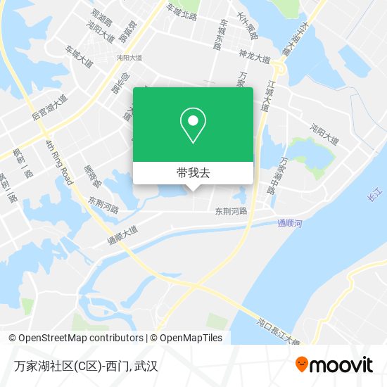 万家湖社区(C区)-西门地图