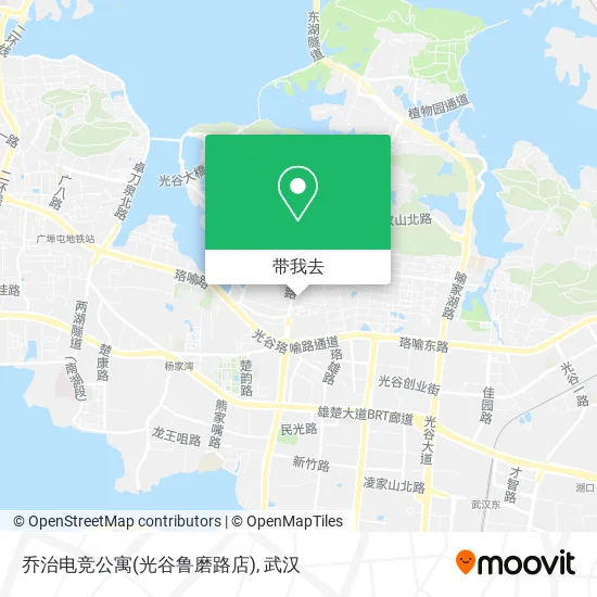 乔治电竞公寓(光谷鲁磨路店)地图