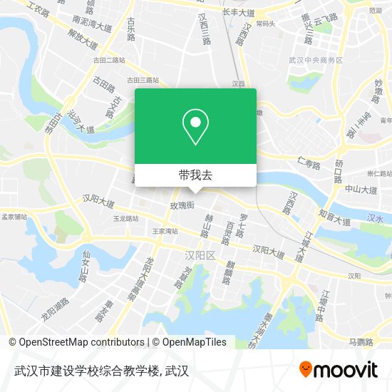 武汉市建设学校综合教学楼地图