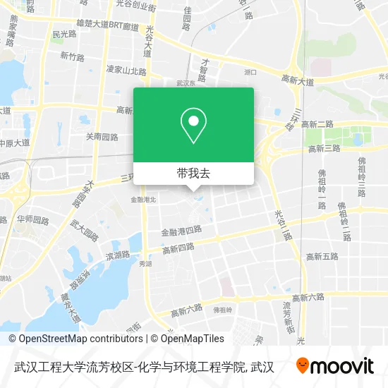 武汉工程大学流芳校区-化学与环境工程学院地图