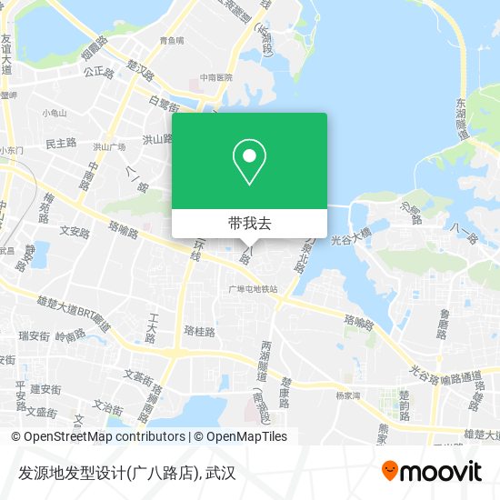 发源地发型设计(广八路店)地图