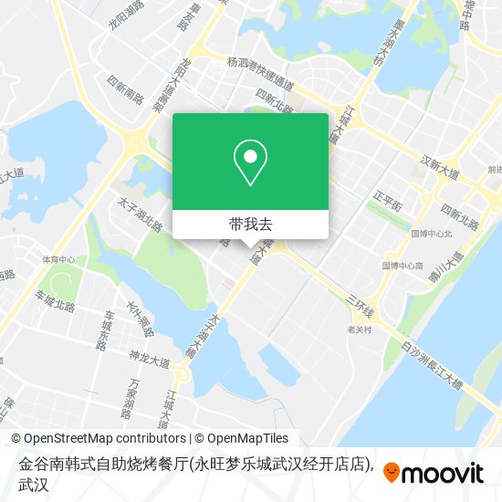 金谷南韩式自助烧烤餐厅(永旺梦乐城武汉经开店店)地图