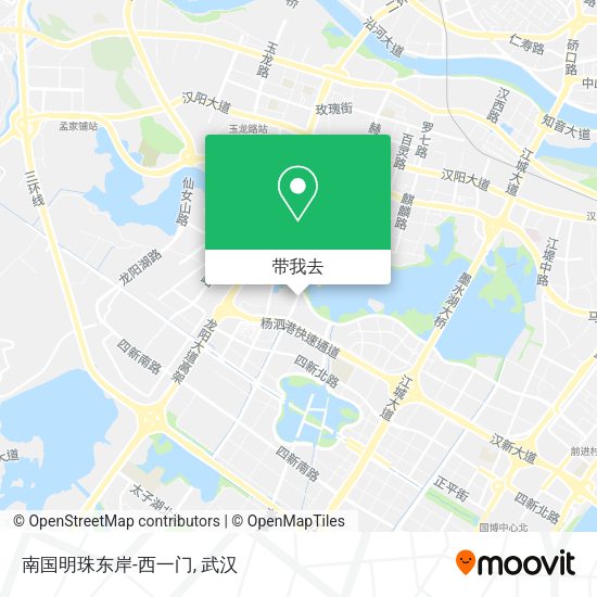 南国明珠东岸-西一门地图
