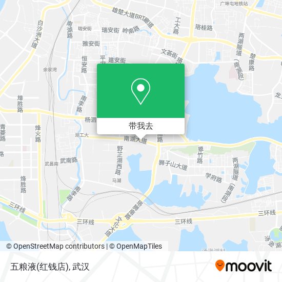 五粮液(红钱店)地图