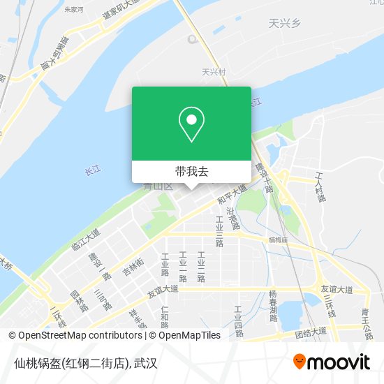 仙桃锅盔(红钢二街店)地图