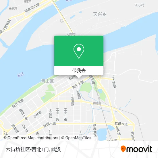 六街坊社区-西北1门地图