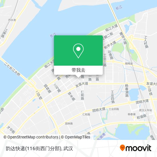 韵达快递(116街西门分部)地图