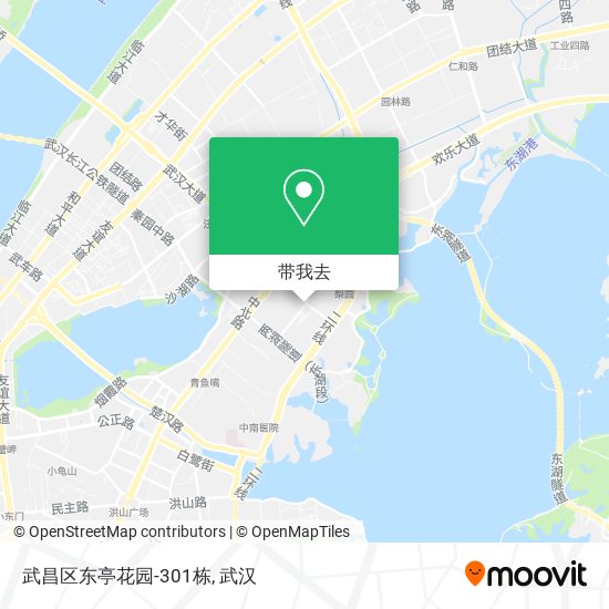 武昌区东亭花园-301栋地图