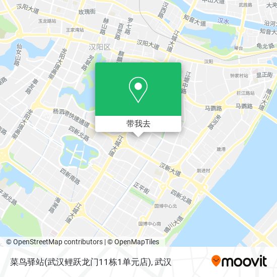 菜鸟驿站(武汉鲤跃龙门11栋1单元店)地图