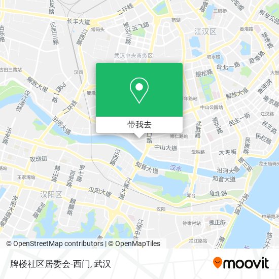 牌楼社区居委会-西门地图