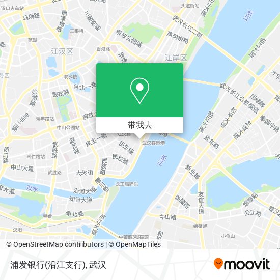 浦发银行(沿江支行)地图