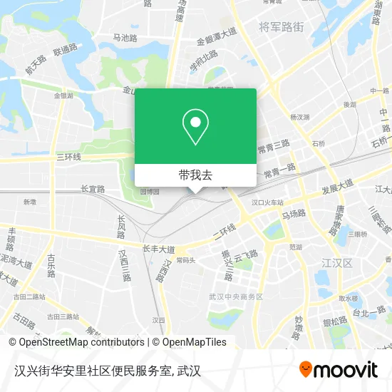 汉兴街华安里社区便民服务室地图