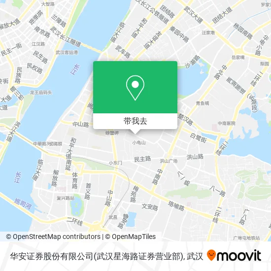 华安证券股份有限公司(武汉星海路证券营业部)地图