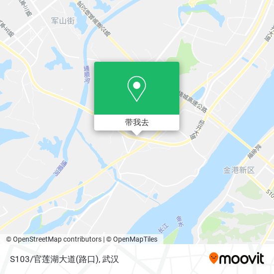S103/官莲湖大道(路口)地图