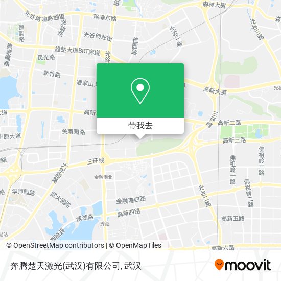 奔腾楚天激光(武汉)有限公司地图