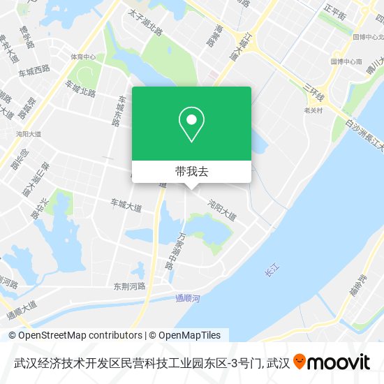 武汉经济技术开发区民营科技工业园东区-3号门地图