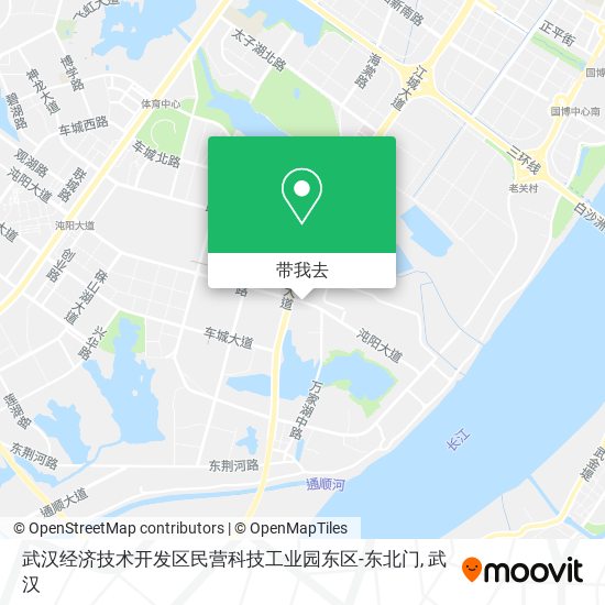 武汉经济技术开发区民营科技工业园东区-东北门地图