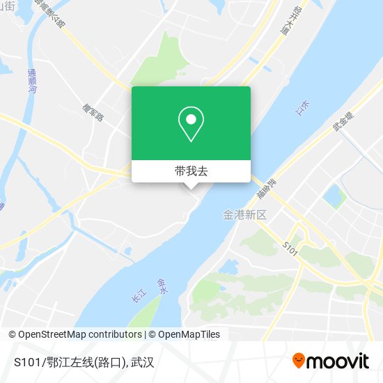 S101/鄂江左线(路口)地图