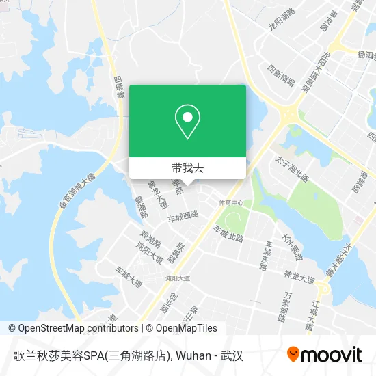 歌兰秋莎美容SPA(三角湖路店)地图