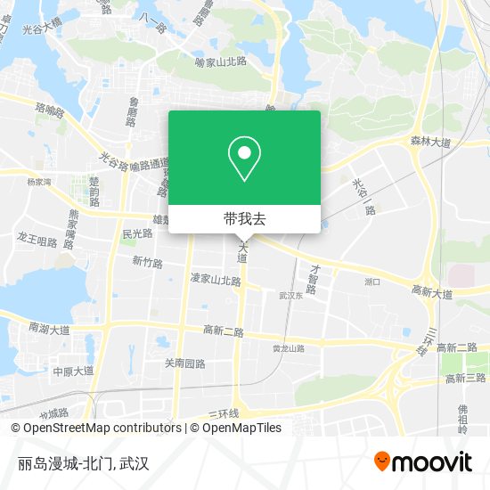 丽岛漫城-北门地图