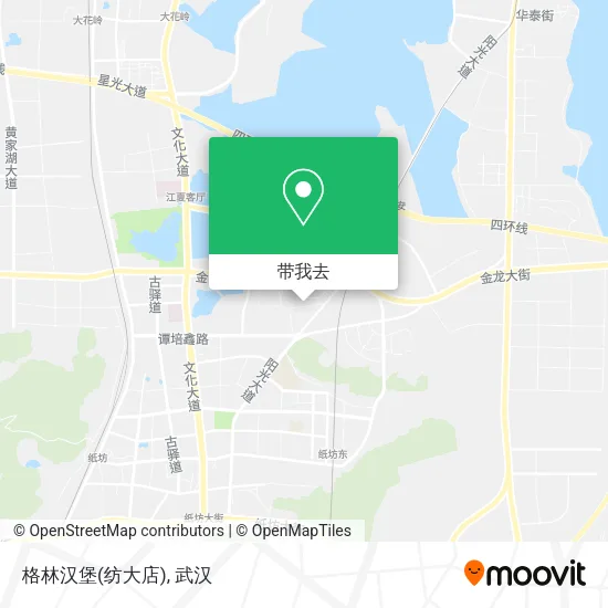 格林汉堡(纺大店)地图