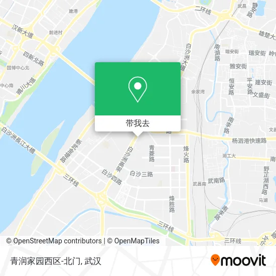 青润家园西区-北门地图