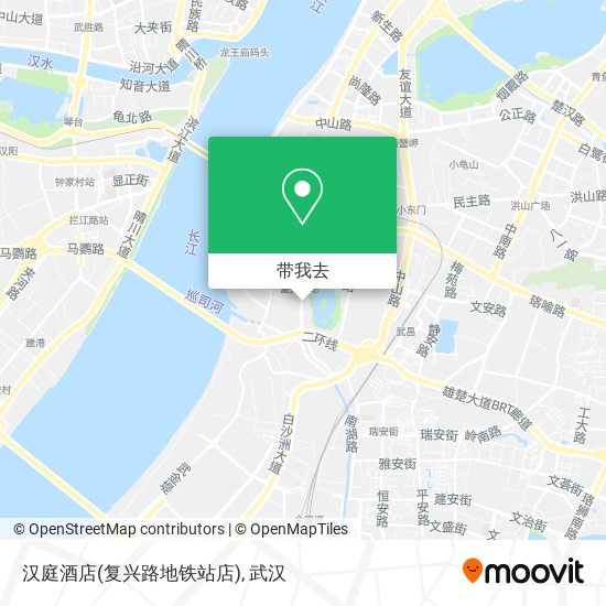 汉庭酒店(复兴路地铁站店)地图