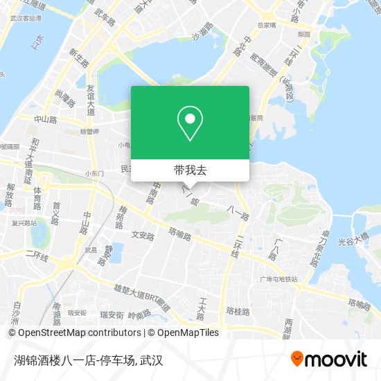 湖锦酒楼八一店-停车场地图