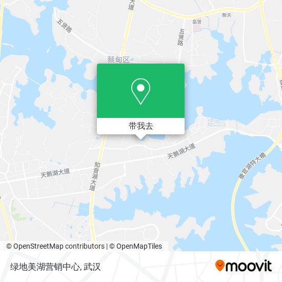绿地美湖营销中心地图