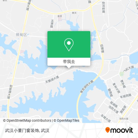 武汉小董门窗装饰地图