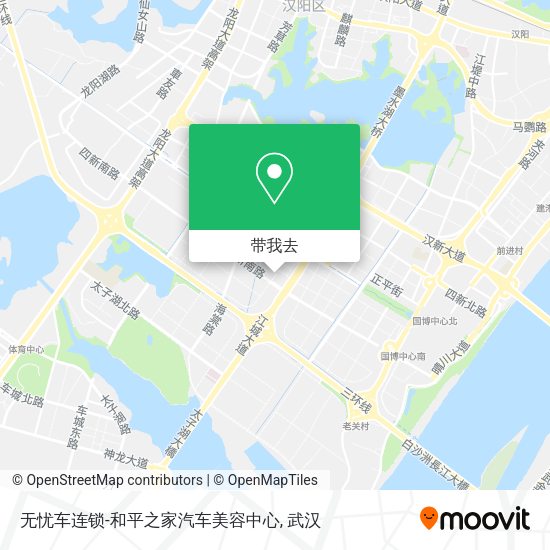 无忧车连锁-和平之家汽车美容中心地图