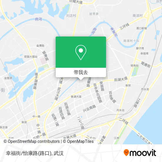 幸福街/怡康路(路口)地图