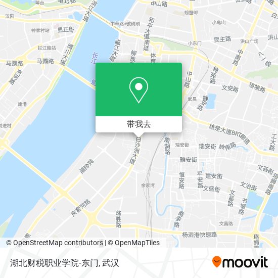湖北财税职业学院-东门地图