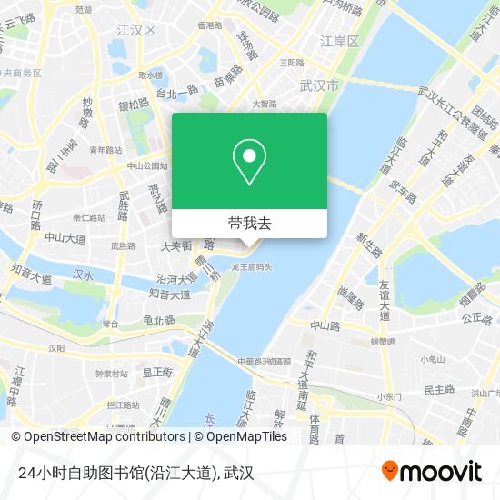24小时自助图书馆(沿江大道)地图